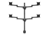 Multibrackets M VESA Deskmount Officeline Quad - Framsidan