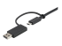 StarTech.com 1 m USB-C-kabel med USB-A-adapterdongel - Närbild