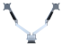 Multibrackets M VESA Gas Lift Arm Dual Side by Side - Framsidan