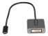 StarTech.com USB C to DVI Adapter, 1920x1200p, USB-C to DVI-D Adapter, USB Type C to DVI Monitor, Video Converter, Thunderbolt 3 Compatible, USB-C to DVI Dongle, 12" Long Attached Cable - Vänster sida