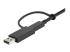 StarTech.com 1 m USB-C-kabel med USB-A-adapterdongel - Närbild