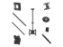 Multibrackets M Public Ceilingmount Medium Single - Framsidan