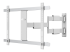 Multibrackets M LED Wallmount Series - Höger vinkel