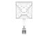 Multibrackets M XL - Monteringssats - Framsidan