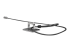 Compulocks Anchoring Point for Security Cable Locks - Höger vinkel
