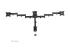 Neomounts NM-D135D3 - Monteringssats - Framsidan