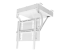 Multibrackets M Pro Motorized Ceilingmount SD - Höger vinkel