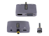 StarTech.com USB C Video Adapter, USB C to HDMI VGA Multiport Adapter w/ 3.5mm Audio Output, 4K 60Hz, HDR, 100W PD 3.0, USB C Monitor Adapter for Laptop, Thunderbolt 3/4 Compatible - Närbild