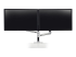 Ergotron LX - Monteringssats (bordsfäste, fäste med genomföring, stång, 2 vridbara armar, 2 förlängningsfästen, anteckningsboksfack) - Framsidan